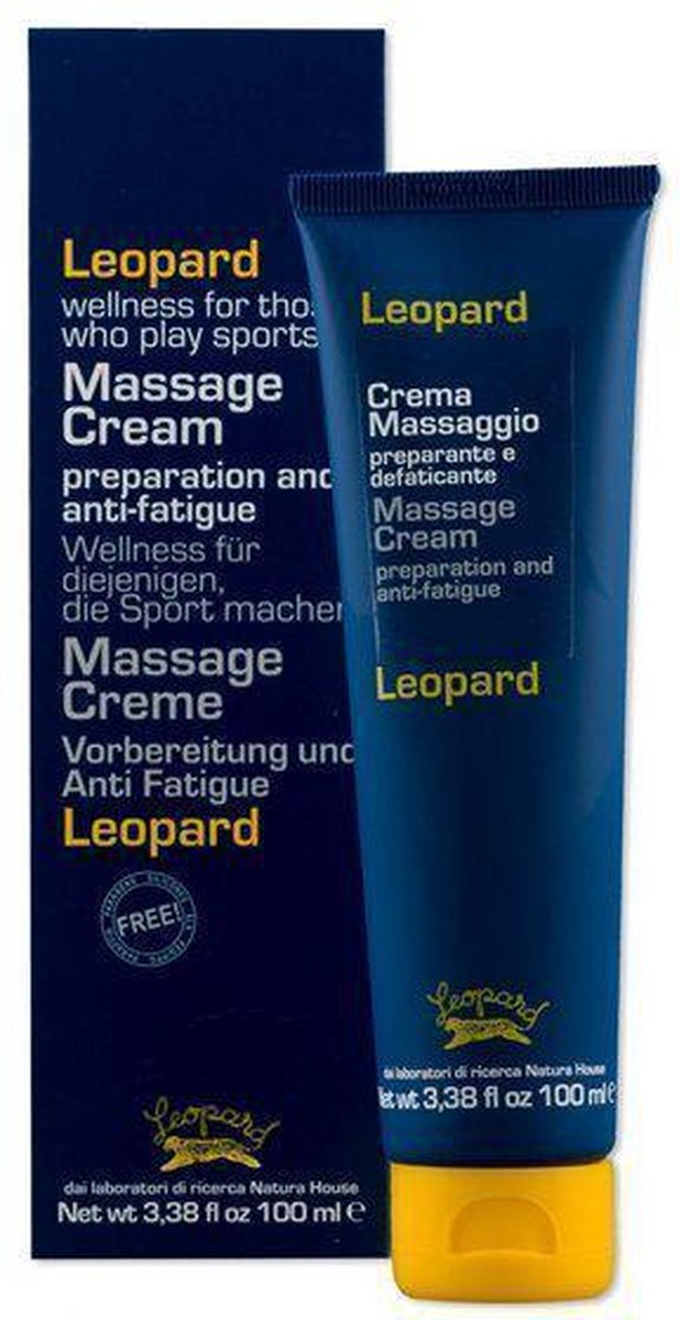 Goedkoopste Leopard-Sport-Massagecrème-Voor & Na het Sporten-100 ml.