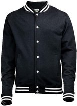 College Jacket, kleur Jet Black, Maat S