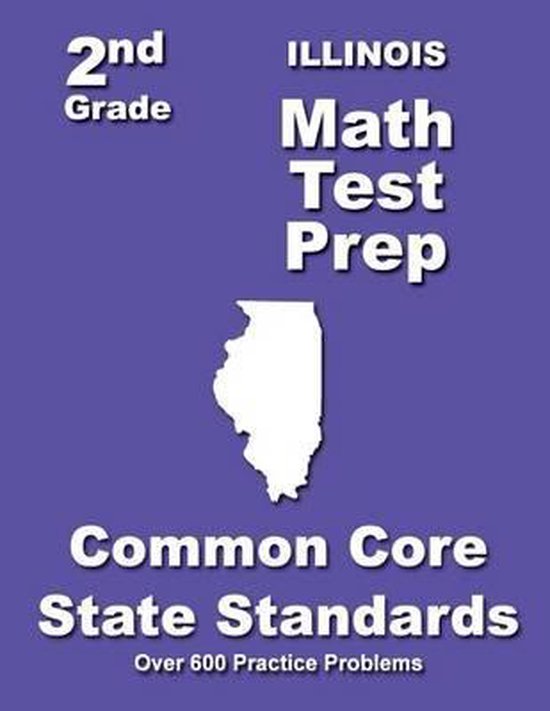 Illinois 2nd Grade Math Test Prep - cover