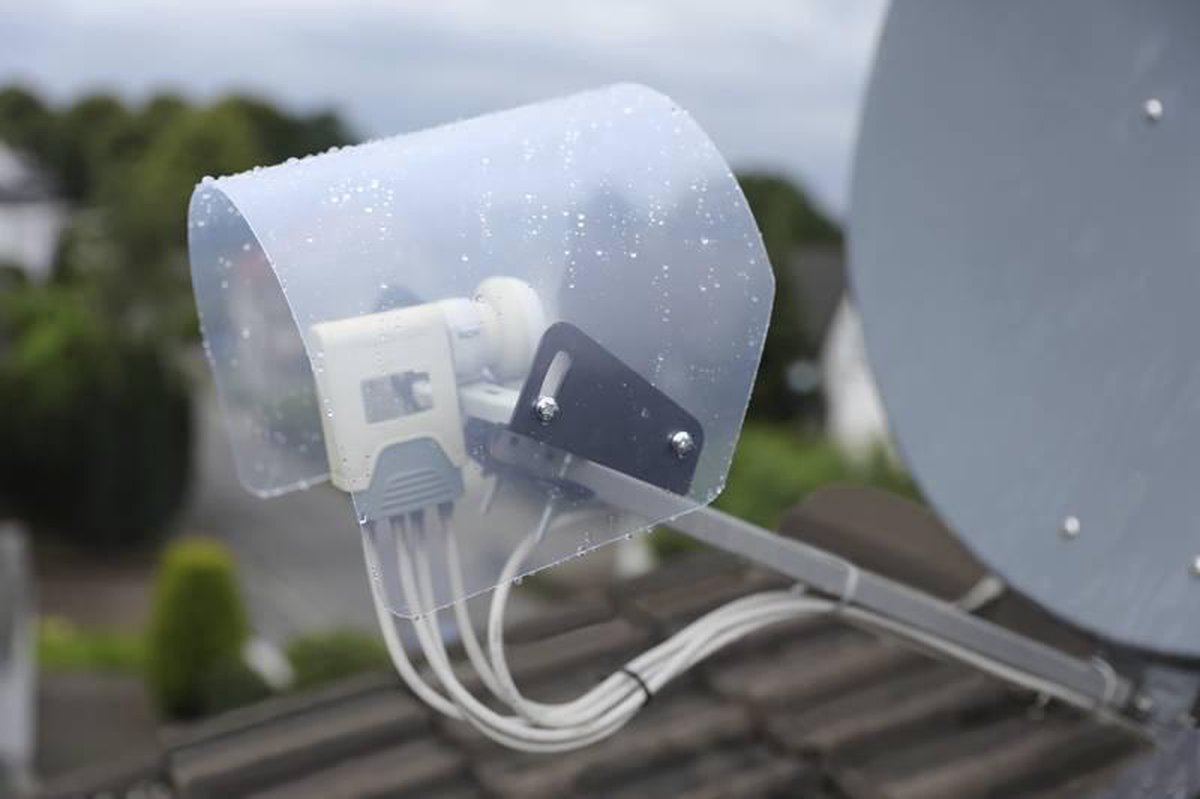 Westfalia Regen en UV-bescherming voor LNB van satellietsystemen