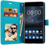 Nokia 3.1 portemonnee hoesje - Turquise