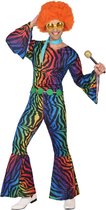ATOSA - Fluo disco luipaard kostuum voor heren - XL - Volwassenen kostuums