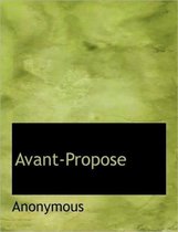 Avant-Propose