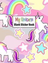 My Unicorn Blank Sticker Book