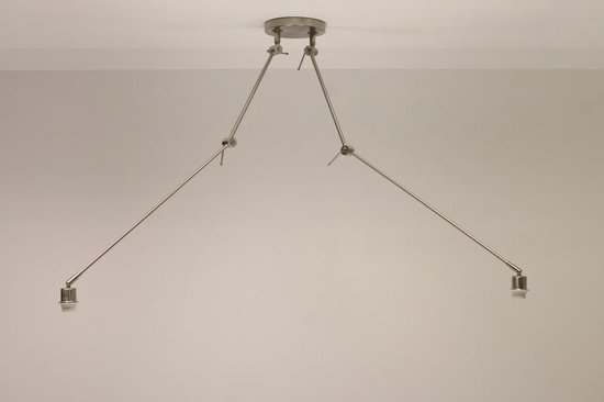 Hanglamp / Plafondlamp VOLTA 2-lichts FLEX | losse pendel | bol.com