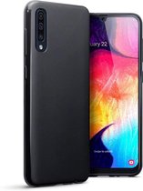 HB Hoesje Geschikt voor Samsung Galaxy A70 - Siliconen Back Cover - Zwart