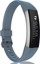 Siliconen bandje  - Geschikt voor de Fitbit Alta / Alta HR - Stone grijs - Small