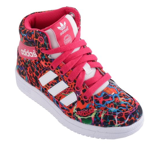 adidas Originals Pro Play - Sneakers - Kinderen - Maat 37 1;3 - Oranje;  Roze; Wit | bol.com