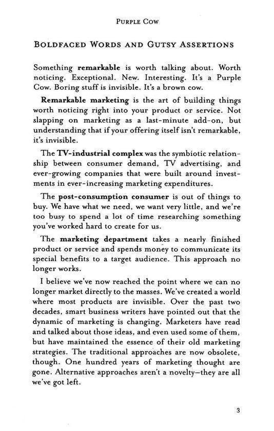 Purple Cow Transform Your Business