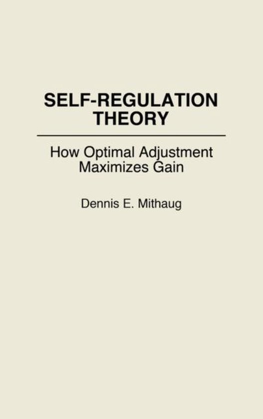 Self-Regulation Theory - cover
