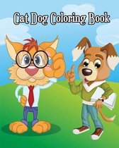 Cat Dog Coloring Book