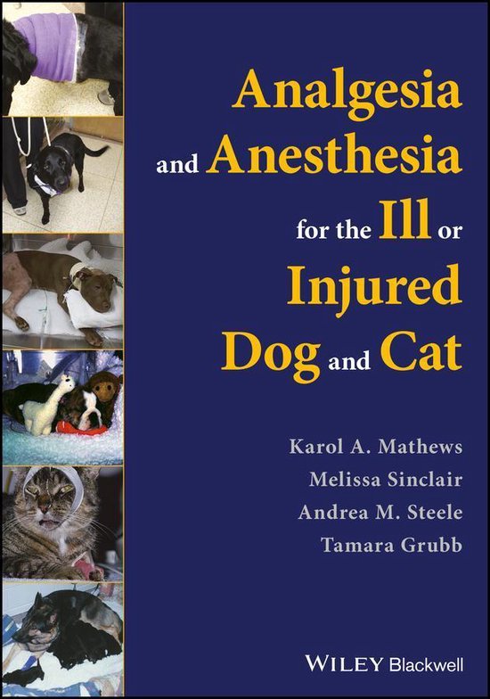 Analgesia and Anesthesia for the Ill or Injured Dog and Cat - cover