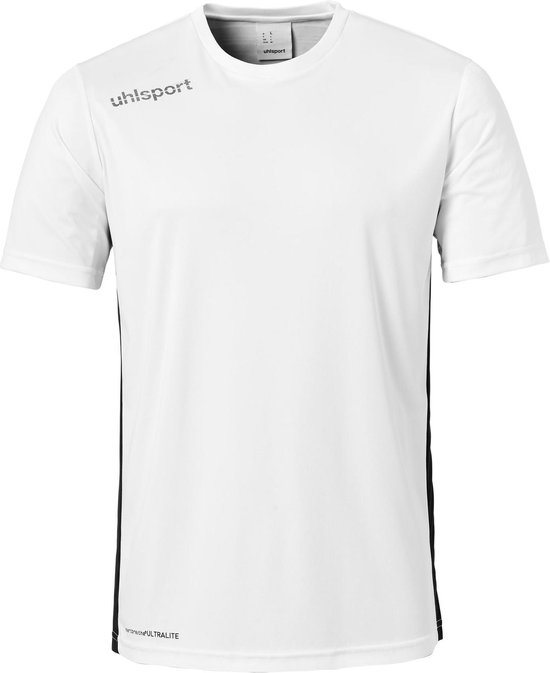 Uhlsport Essential Sportshirt - Maat 140  - Unisex - wit/zwart