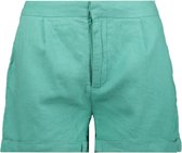 Only Broek Onlcaro Mw Linen Blend Shorts Tlr 15255125 Marine Green Dames Maat - W40
