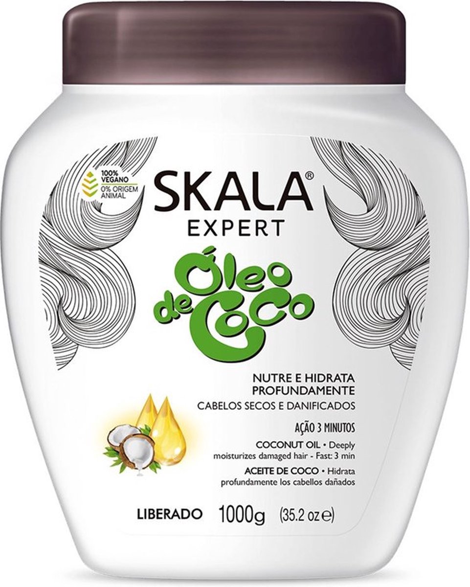 Skala Crema Acondicionadora Aceite De Coco 1000 Ml
