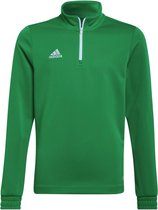 adidas - Entrada 22 Training Top Youth - Groene Longsleeve-152