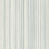 Strepen behang Profhome 378174-GU vliesbehang licht gestructureerd met strepen mat blauw wit groen 5,33 m2