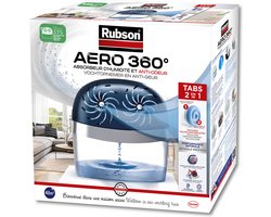 Rubson Vochtopnemer AERO360 Toestel 40m2 | Luchtontvochtiger Toestel | Vochtvanger Badkamer | Binnenhuis & Badkamer