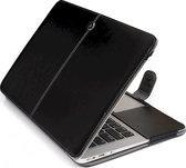 Mobigear Laptophoes geschikt voor Apple MacBook Air 13 Inch (2010-2019) Hoes MacBook Case | Mobigear Business - Zwart - Model A1369 / A1466