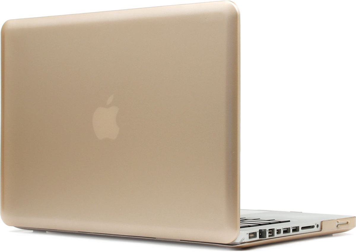 Mobigear Laptophoes geschikt voor Apple MacBook Pro 13 Inch (2012-2015) Hoes Hardshell Laptopcover MacBook Case | Mobigear Metallic - Goud - Model A1425 / A1502