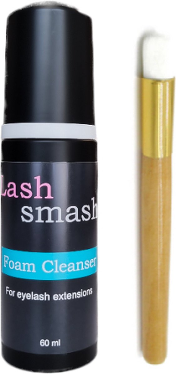 Lash Foam cleanser 60ml, geen parabenen, mild, luxe verpakking