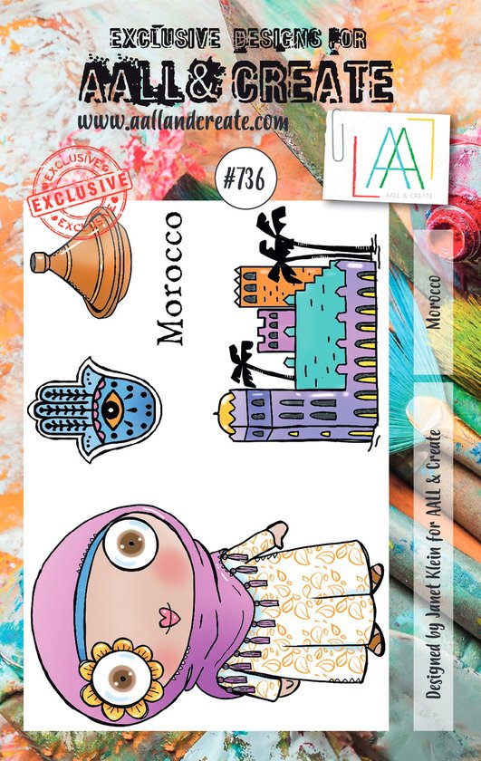 Aall & Create clearstamps A7 - Morocco