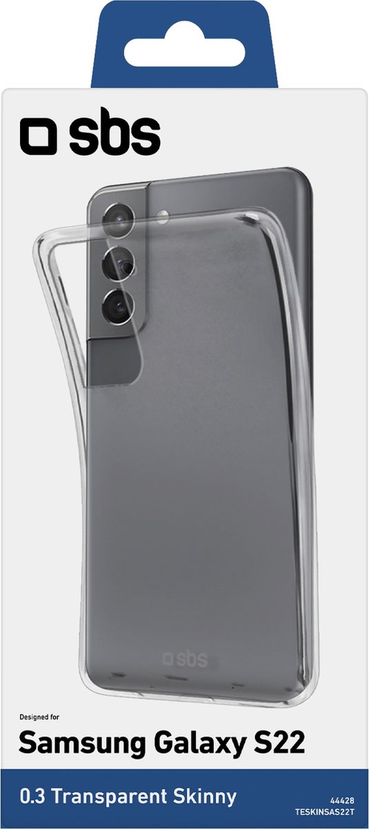 Samsung Galaxy S22 Hoesje - SBS - Skinny Serie - TPU Backcover - Transparant - Hoesje Geschikt Voor Samsung Galaxy S22