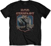 Rod Stewart - Forever Crest Heren T-shirt - XXL - Zwart