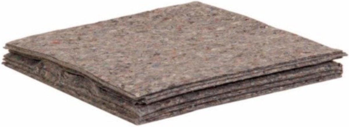 Goedkoopste Topgear Poetsdoek - Niet geweven - Gerecycled katoen - 40x40 cm - Grijs - 10 stuks