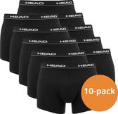 HEAD Boxershorts Basic Zwart - 10-Pack Zwarte heren boxershorts - Maat S