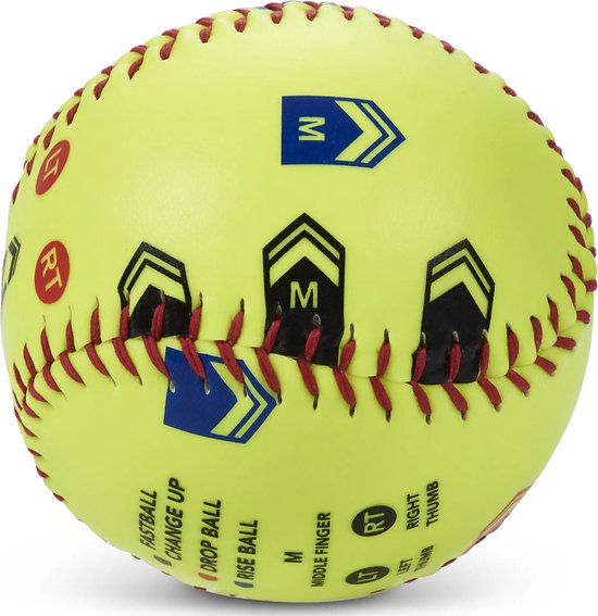 SKLZ - MLB - Softbal - Trainingsbal - Pitching - Pitch Training Softball -  Geel - 11 inch