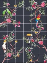 IXXI A Bunch of Tropical Friends - Wanddecoratie - Kinderen - 120 x 160 cm