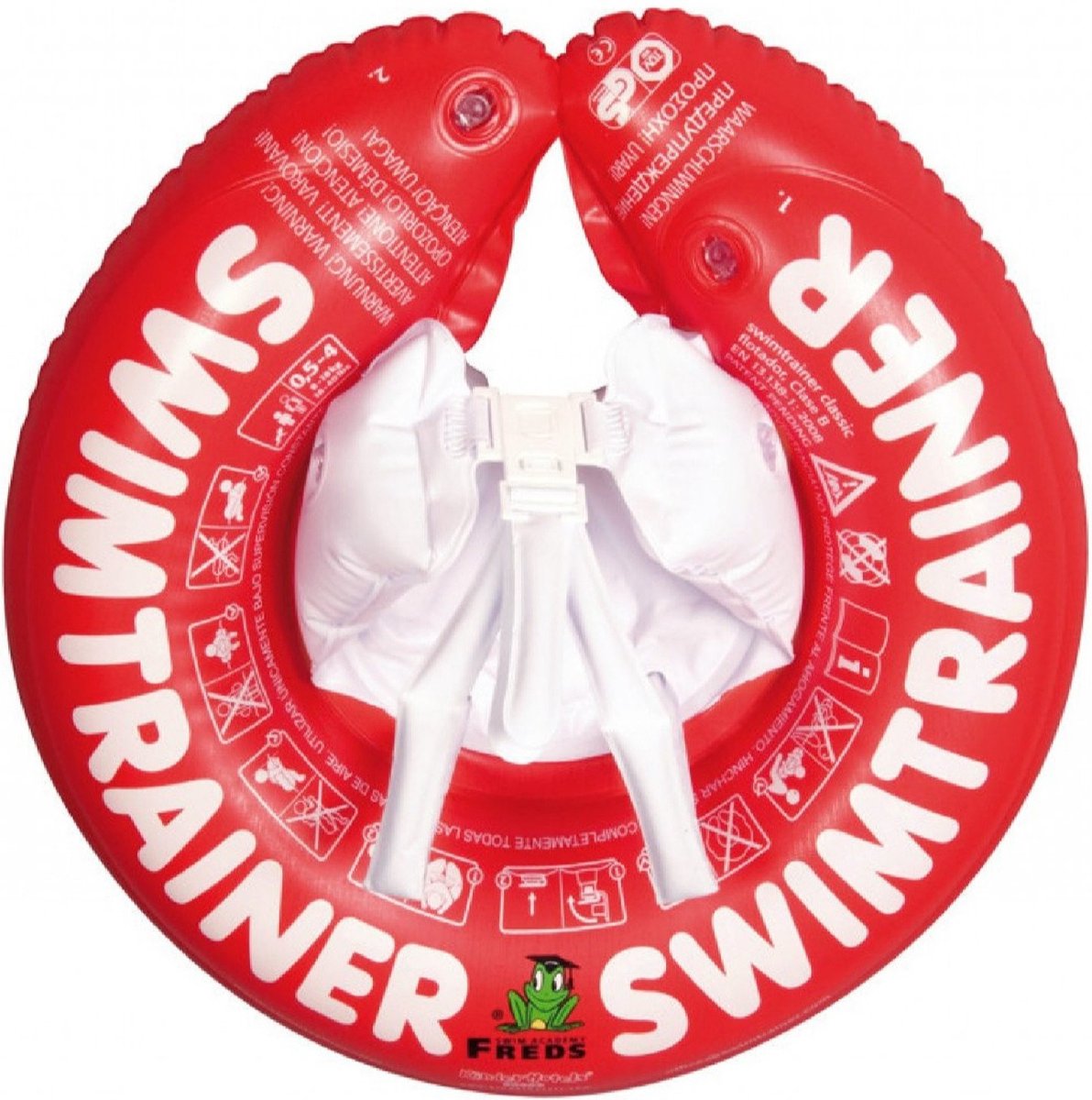 Freds Zwemtrainer - Rood - 6 tot 18 kg - Freds Swim Academy