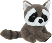 Pluche knuffel dieren Wasbeer van 26 cm - Speelgoed knuffels - Cadeau voor jongens/meisjes