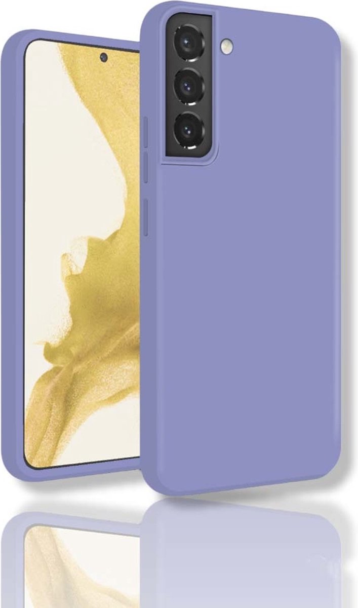 oTronica Hoesje Geschikt Voor Samsung Galaxy S22 Plus backcover liquid siliconen hoesje - Lavendel
