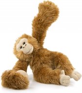 Pluche aap/apen knuffel Orang Oetan 25 cm - Knuffelbeesten/knuffeldieren