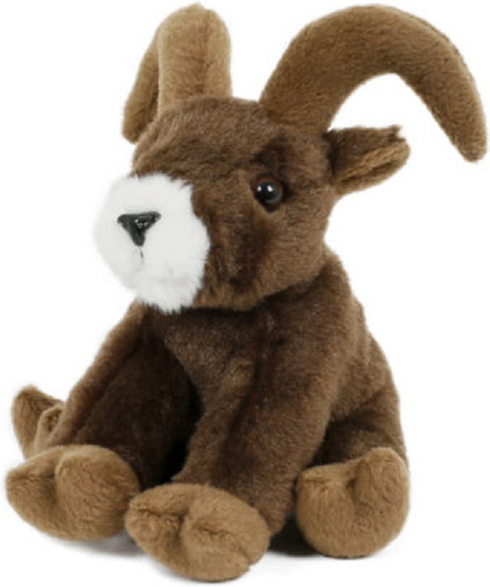 Semo Knuffeldier steenbok - pluche knuffel - 13 cm - berg klim knuffel