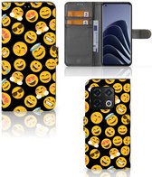 Flip Cover OnePlus 10 Pro Telefoon Hoesje Emoji