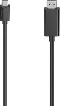 Hama 00200719 câble USB 3 m USB C HDMI Type A (Standard) Noir