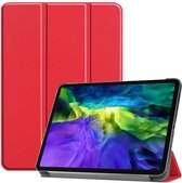 Just in Case Smart Tri-Fold kunstleer hoes voor iPad Pro 11 (2018) - rood