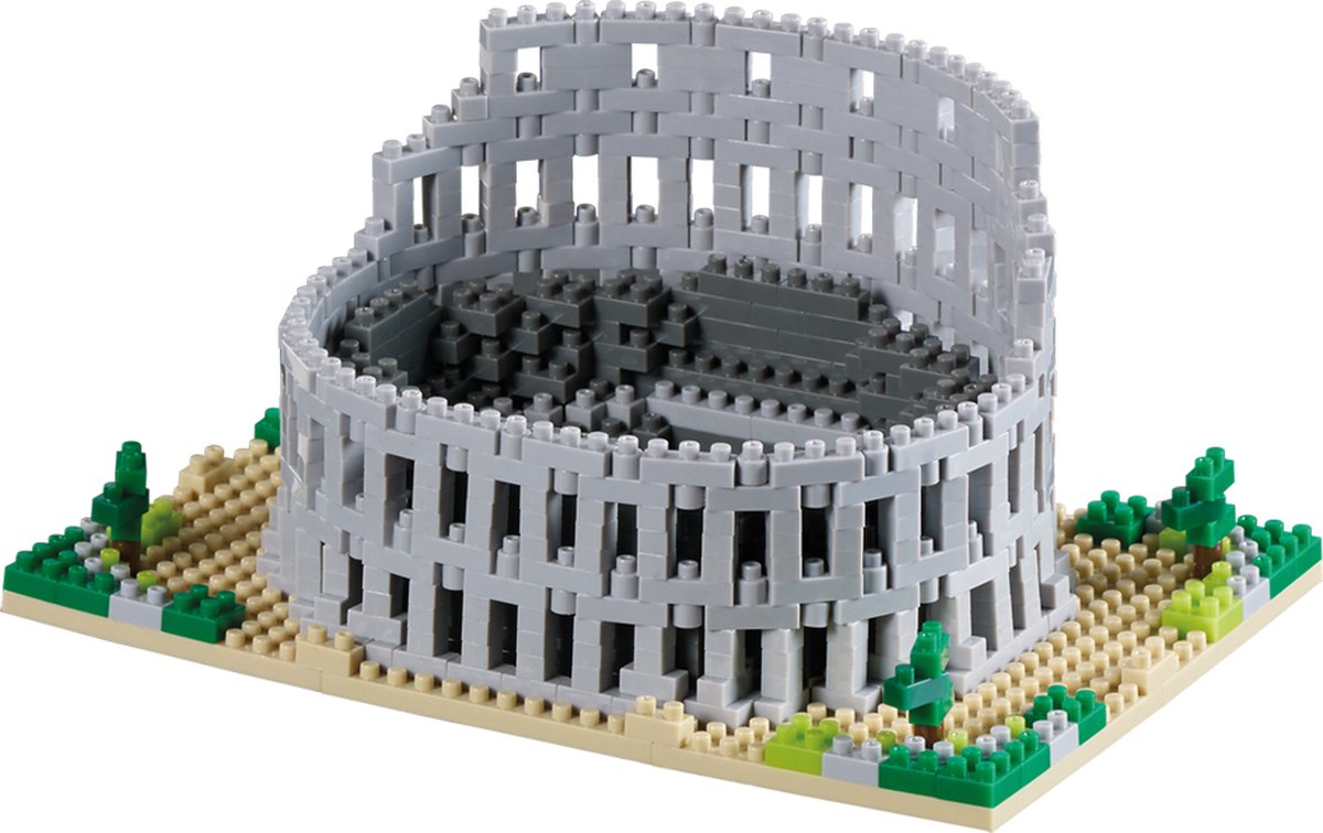 BRIXIES Colosseum Rome - Nano Bouwset Architectuur - 896 onderdelen - Vanaf 8 jaar