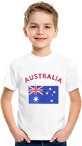 Kinder t-shirt vlag Australia S (122-128)