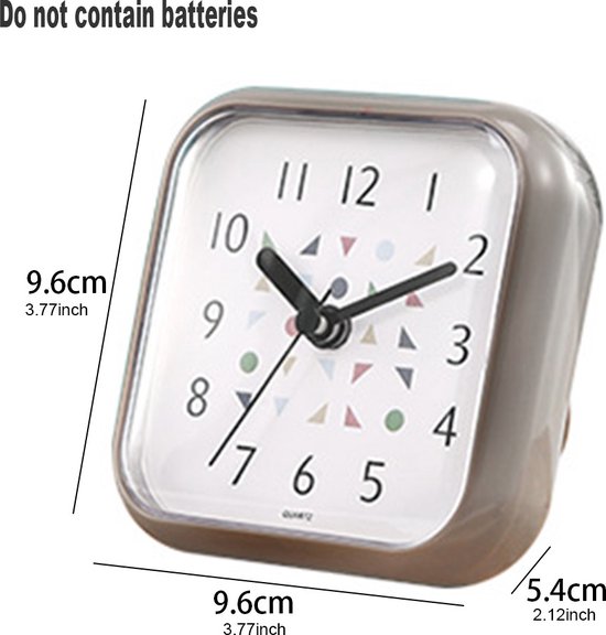 Horloge de salle de bain à Quartz - Klok de salle de bain étanche - Horloge  de Douche