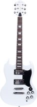 Bol.com Fazley FSG418WH elektrische gitaar wit aanbieding
