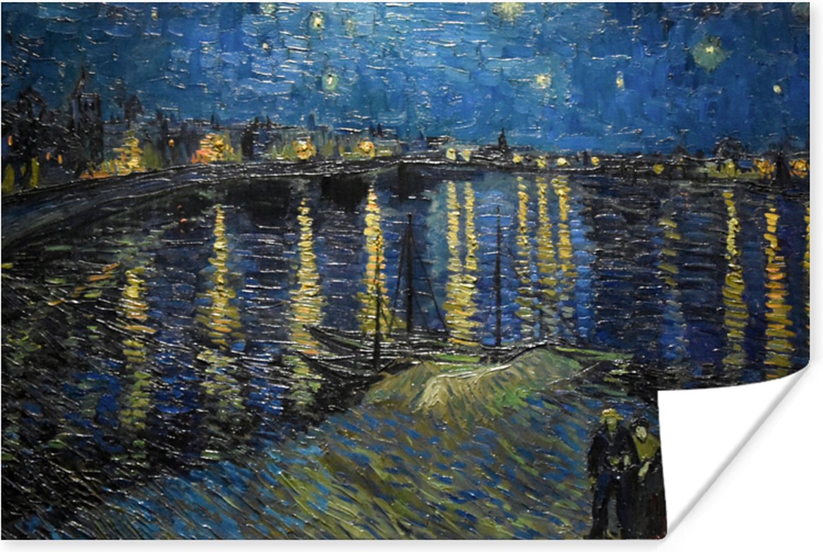 Poster Van Gogh - Brug - Oude meesters - 60x40 cm