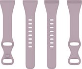 Siliconen bandje - geschikt voor Fitbit Versa 3 / Versa 4 / Sense - maat M/L - lavendelkleurig