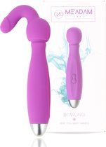 ME'ADAM 4 in 1 Tarzan - Vibrators voor vrouwen -Vibrator - Fluisterstil & Discreet - Pink - Clitoris & G-spot Stimulator - Dildo - Erotiek Sex Toys voor koppels - Huidvriendelijk - 17 CM - Paars