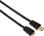 Hama 00125235, 0,75 m, USB A, Micro-USB B, USB 3.2 Gen 1 (3.1 Gen 1), 5120 Mbit/s, Zwart