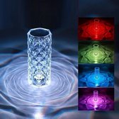 LED Cilinder Lamp 16 kleuren RGB Staande Lamp Acryl Transparant
