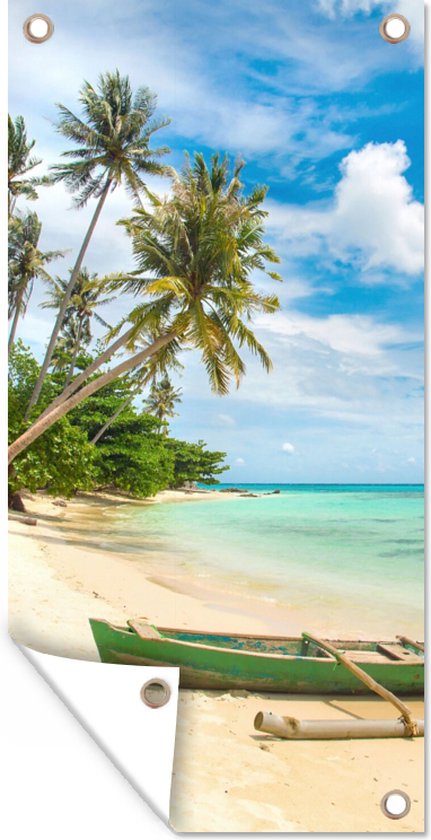 Poster tropisch strand palmboom en boten kopen? bestel al v.a. 6,95 Poster tropisch strand palmboom en boten kopen? bestel al v.a. 6,95